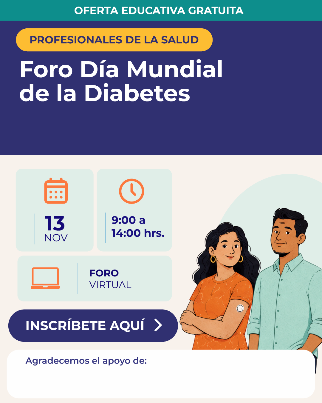 Talleres para personas que viven con Diabetes
